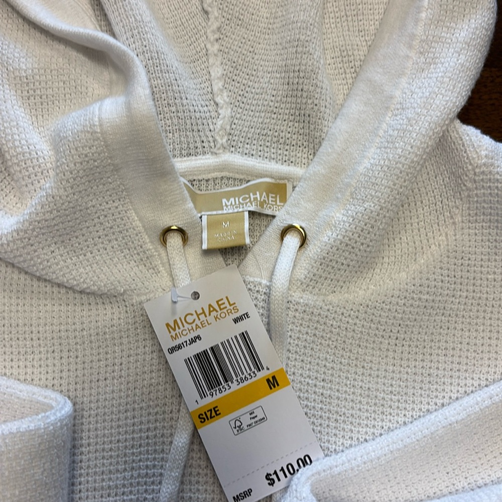 Michael Kors waffle knit hoodie